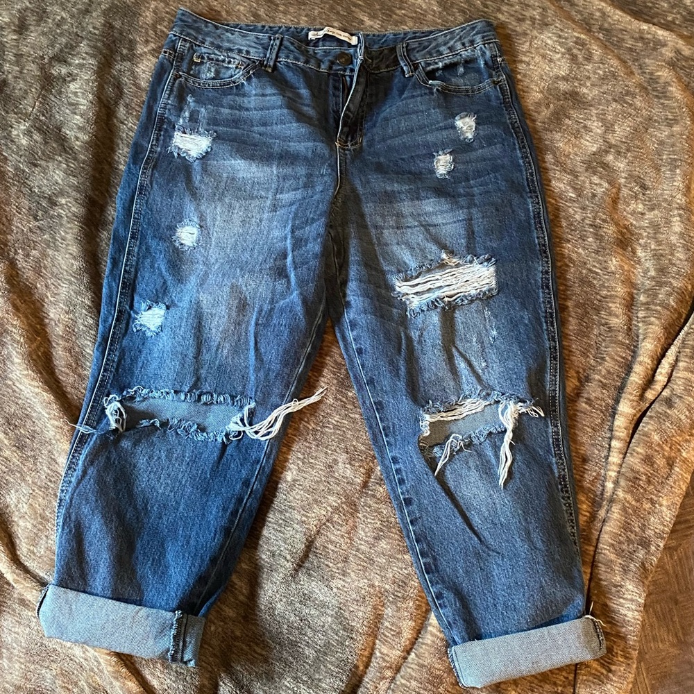 American Rag distressed Cropped jeans